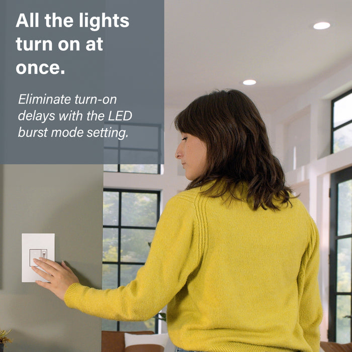 Pass and Seymour Adorne Paddle LED Dimmer 150W Single Pole 3-Way Graphite (ADPD153LG2)