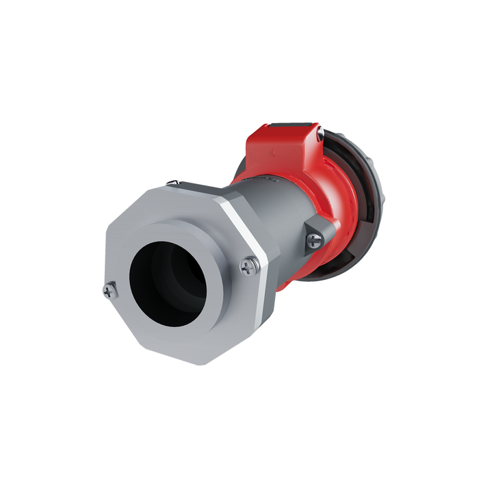Pass and Seymour Pin And Sleeve Connector 5-Wire 30A 277/480V 1/2 Inch NPT Liquid-Tight Fitting (LE530C7WNPT5A)