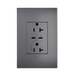 Pass and Seymour Adorne 65W USB Outlet Plus-Size Type C 20A Tamper-Resistant Magnesium (ARTRUSB20PD65M4)