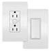 Pass and Seymour Radiant Easy Switched Outlet Kit 15A White (WNREZK15WH)