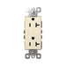 Pass and Seymour Radiant Tamper-Resistant Decor Receptacle 20A 125V Self-Grounding Light Almond (885TR20SLA)