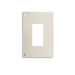 Pass and Seymour Mighty Mac WSP Series Security Wall Plate Decorator Opening 1-Gang 10-Gauge Steel Ivory Torx T-20 Head Fasteners (WSPA1G1IVYPS)