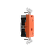 Pass and Seymour Powerhold Decorator Receptacle 20A/125V Orange (TR26342DVSOR)