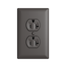 Pass and Seymour Powerhold Duplex Receptacle 20A/125V Brown (TR20DVS)