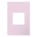 Pass and Seymour Adorne Wall Plate Painted Plastic 1G2 Rosa (AWP1G2RA)