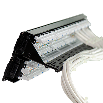 Pass and Seymour 48 Port Rack Mount Cat 6A Patch Panel (WP486A)