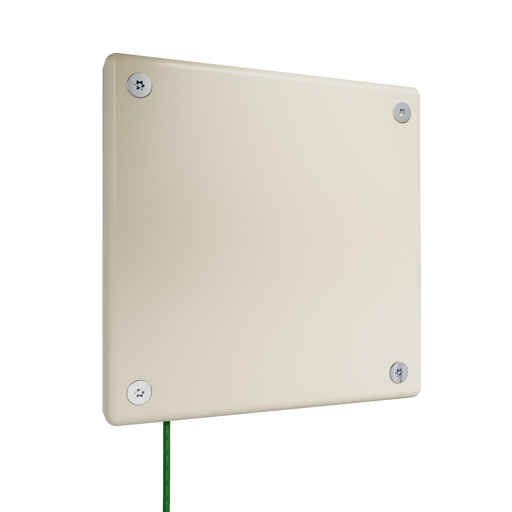 Pass and Seymour Mighty Mac WSP Series Security Wall Plate 1-Gang 14-Gauge Stainless Steel Blank Ivory Allen Head Fasteners (WSP31B2IVYPS)