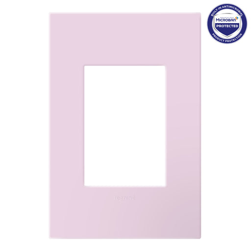 Pass and Seymour Adorne One-Plus-Gang Screwless Wall Plate With Microban Rosa (AWP1G3RA)