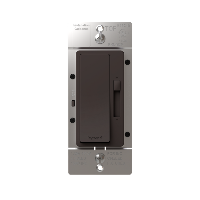 Pass and Seymour Radiant LED Dimmer 150W Single Pole 3-Way Dark Bronze (RHL153PDB)