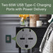 Pass and Seymour Adorne 65W USB Outlet Plus-Size Type C 15A Tamper-Resistant Magnesium (ARTRUSB15PD65M4)
