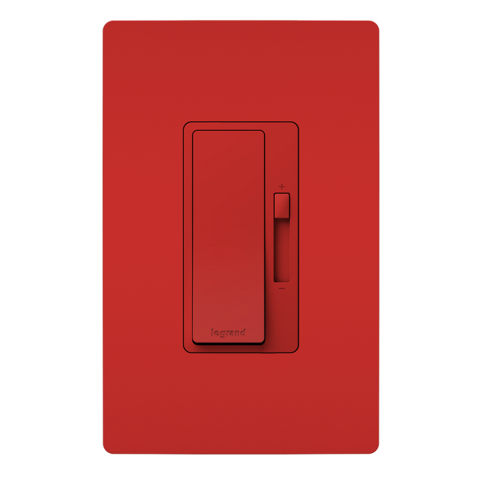 Pass and Seymour Radiant LED Dimmer 150W Single Pole 3-Way Red (RHL153PRED)