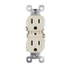 Pass and Seymour Receptacle Tamper-Resistant 15A 125V Back Wire CCA Ivory (3232TREXI)