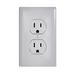 Pass and Seymour Receptacle Tamper-Resistant 15A 125V Back Wire CCA Gray (3232TREXGRY)