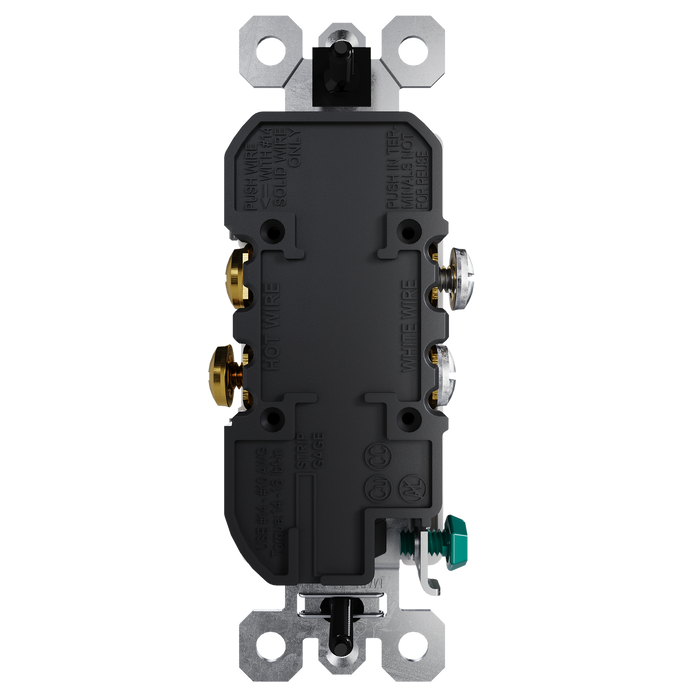 Pass and Seymour Radiant 15A 125V External Pressure Plated Outlet Tamper-Resistant Weather-Resistant Gray (885TREXWRGRY)