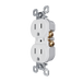 Pass and Seymour Receptacle Tamper-Resistant 15A 125V Back Wire CCA White (3232TREXW)