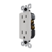 Pass and Seymour Radiant 15A 125V External Pressure Plated Outlet Tamper-Resistant Weather-Resistant Gray (885TREXWRGRY)