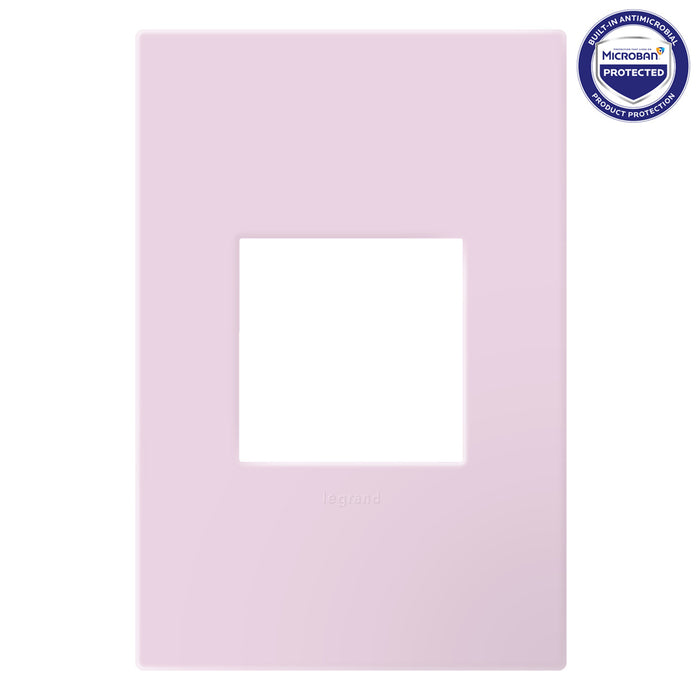 Pass and Seymour Adorne Wall Plate Painted Plastic 1G2 Rosa (AWP1G2RA)