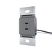 Pass and Seymour Adorne 65W USB Outlet Module Type C Magnesium (ARUSB65PDM4)