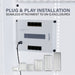 Pass and Seymour 8-Port Switch--4 Port Network/4 Port PoE Plus (DA8400WH)