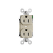 Pass and Seymour Powerhold Duplex Receptacle 15A/125V Ivory (TR15DVSI)
