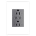 Pass and Seymour Adorne 65W USB Outlet Plus-Size Type C 15A Tamper-Resistant Magnesium (ARTRUSB15PD65M4)