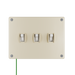 Pass and Seymour Mighty Mac WSP Series Security Wall Plate Switch/Toggle 3-Gang 10-Gauge Steel Ivory Allen Head Fasteners (WSPA3S2IVYPS)