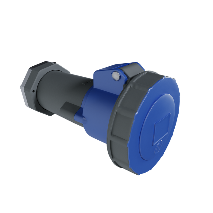Pass and Seymour Pin And Sleeve Connector 4-Wire 30A 3-Phase 250V 3/4 Inch NPT Liquid-Tight Fitting (LE430C9WNPT7A)