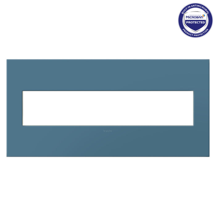 Pass and Seymour Adorne Screwless Wall Plate Painted Plastic 5-Gang Mystic (AWP5GMY)