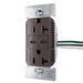 Pass and Seymour 65W Power Delivery USB Outlet Type C Tamper-Resistant Duplex 20A Brown (TR20USBPD65)