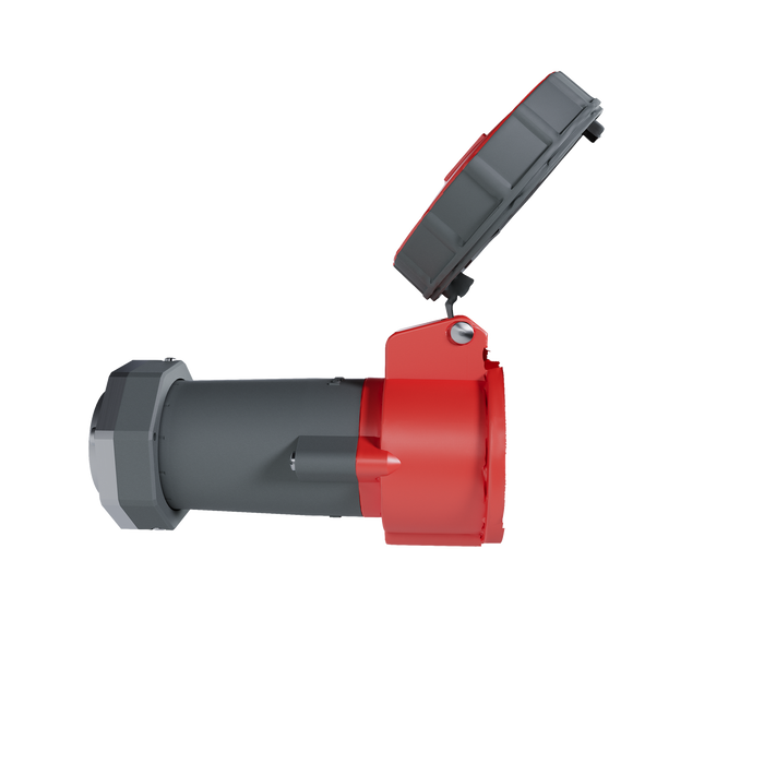 Pass and Seymour Pin And Sleeve Connector 5-Wire 30A 277/480V 1/2 Inch NPT Liquid-Tight Fitting (LE530C7WNPT5A)