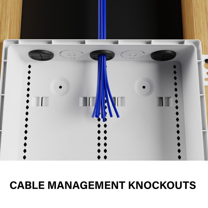 Pass and Seymour Plastic 15 Inch Full Enclosure Deep Trim/Hinged Cover (ENP1550DNA)