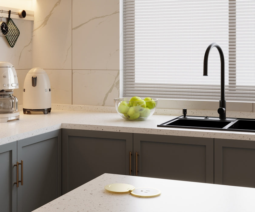 Pass and Seymour Kitchen Countertop Outlet Lid Champagne Bronze (CP498LCB)