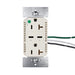 Pass and Seymour 65W Hospital Grade USB Outlet Type C 20A Tamper-Resistant Light Almond (TR20HUSBPD65LA)