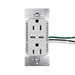 Pass and Seymour Radiant 65W Power Delivery USB Outlet Tamper-Resistant Duplex 15A Gray (R26USBPD65GRY)