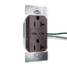 Pass and Seymour 65W Power Delivery USB Outlet Type C Tamper-Resistant Duplex 20A Dark Bronze (TR20USBPD65DB)