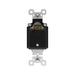 Pass and Seymour Plugtail Tamper-Resistant Receptacle Single 20A 125V Side/Back Wire Black (PTTR5361BK)
