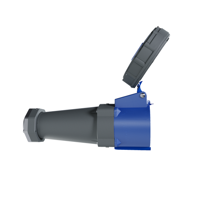 Pass and Seymour Pin And Sleeve Connector 4-Wire 60A 3-Phase 250V 3/4 Inch NPT Liquid-Tight Fitting (LE460C9WNPT7A)