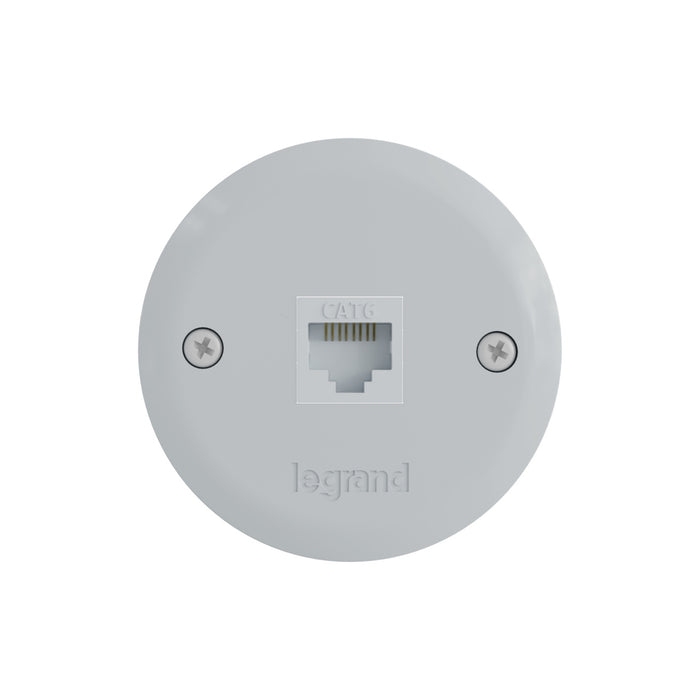 Pass and Seymour Mini Keystone Pass Through Grommet White 4-Pack (HT3401WH4PK)