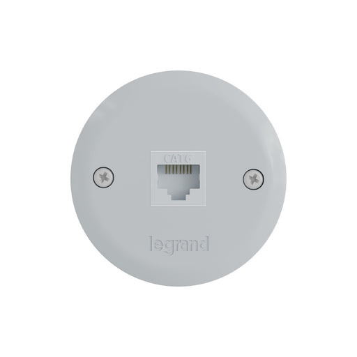 Pass and Seymour Mini Keystone Pass Through Grommet White 2-Pack (HT3401SWH2PK)