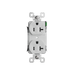 Pass and Seymour Powerhold Duplex Receptacle 20A/125V White (TR20DVSW)