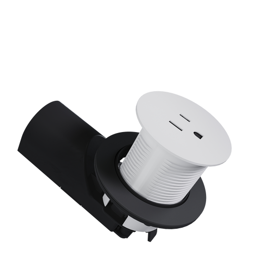 Pass and Seymour Single Kitchen Countertop Power Receptacle Tamper-Resistant 15A 125V Matte White (CP498TR15W)
