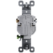 Pass and Seymour Trademaster Residential 15A Single Receptacle White (TR52151W)