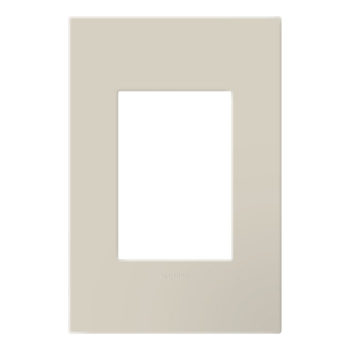 Pass and Seymour Adorne Wall Plate Painted Plastic 1G3 Oatmeal (AWP1G3OM)