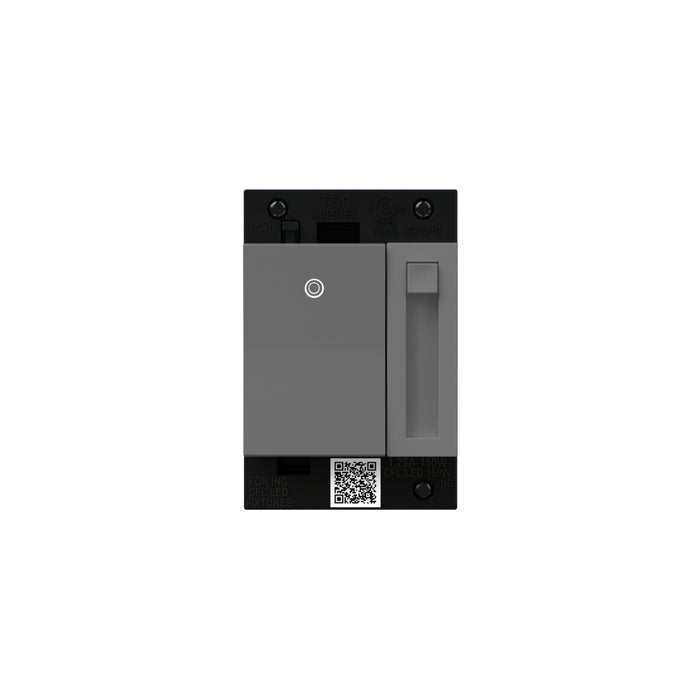 Pass and Seymour Adorne Paddle LED Dimmer 150W Single Pole 3-Way Magnesium (ADPD153LM2)