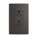 Pass and Seymour Powerhold Decorator Receptacle 15A/125V Brown (TR26242DVS)
