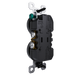 Pass and Seymour Trademaster 15A 125V Duplex Receptacle Tamper-Resistant External Pressure Plated Weather-Resistant Black (3232TREXWRBK)