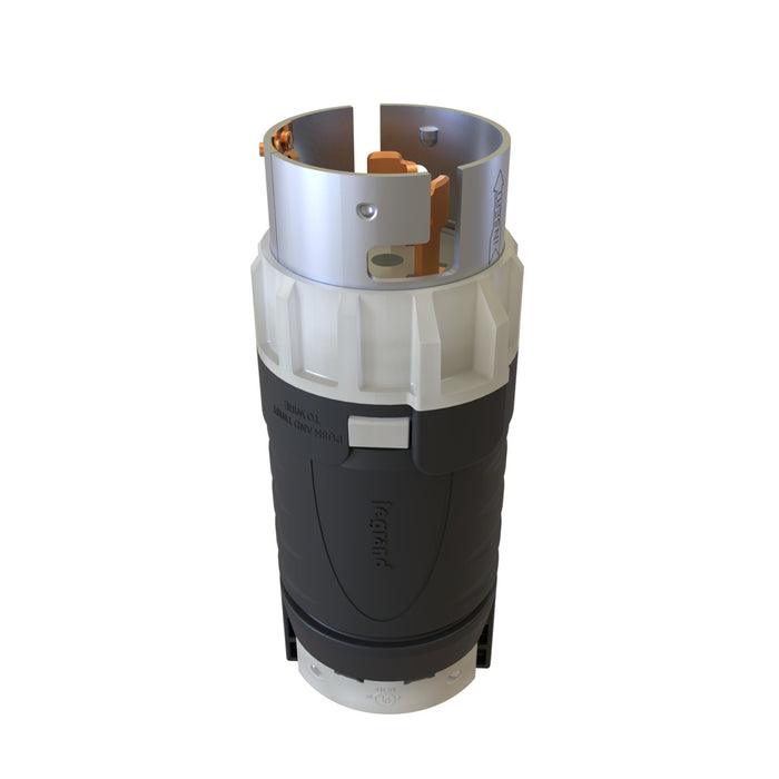 Pass and Seymour California Style 50A 3-Phase 250V Turnlok Plug (CS8365C)