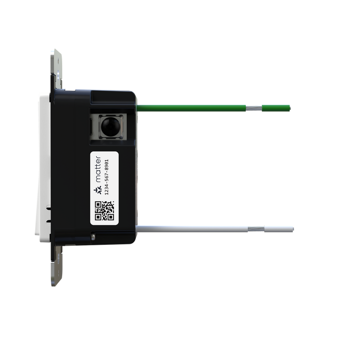 Pass and Seymour Radiant Smart Switch With Wi-Fi Matter-Enabled White (WWMRL10WH)