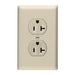 Pass and Seymour Tamper-Resistant Duplex Receptacle 20A 125V Self-Grounding Light Almond (3232TR20SLA)