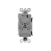 Pass and Seymour Powerhold Decorator Receptacle 15A/125V Black (TR26242DVSBK)